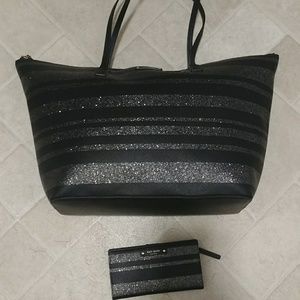 Kate spade large Hani tote! Very pretty sparkle to